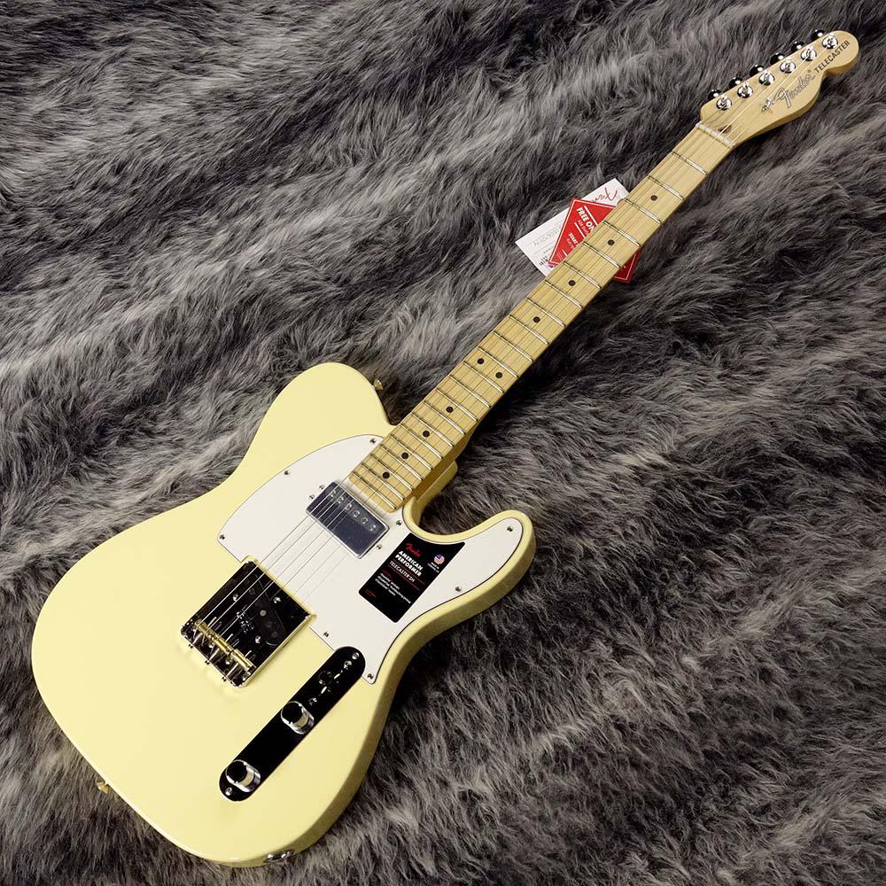 American Performer Telecaster Hum Vintage White American