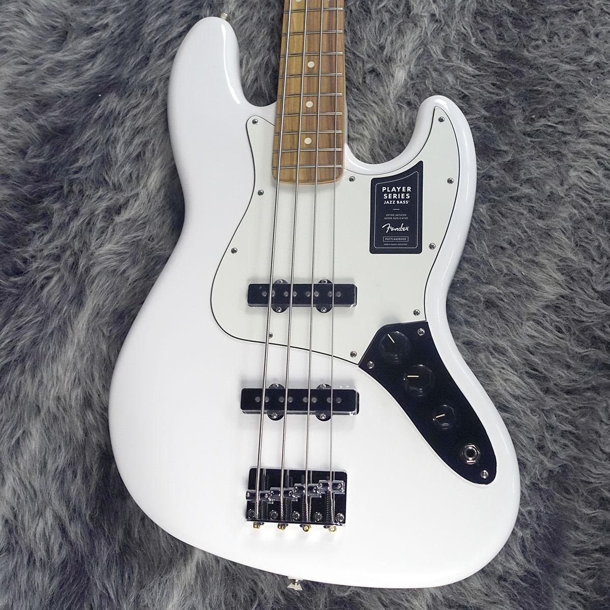Player Jazz Bass Pau Ferro Fingerboard Polar White【在庫限りで販売