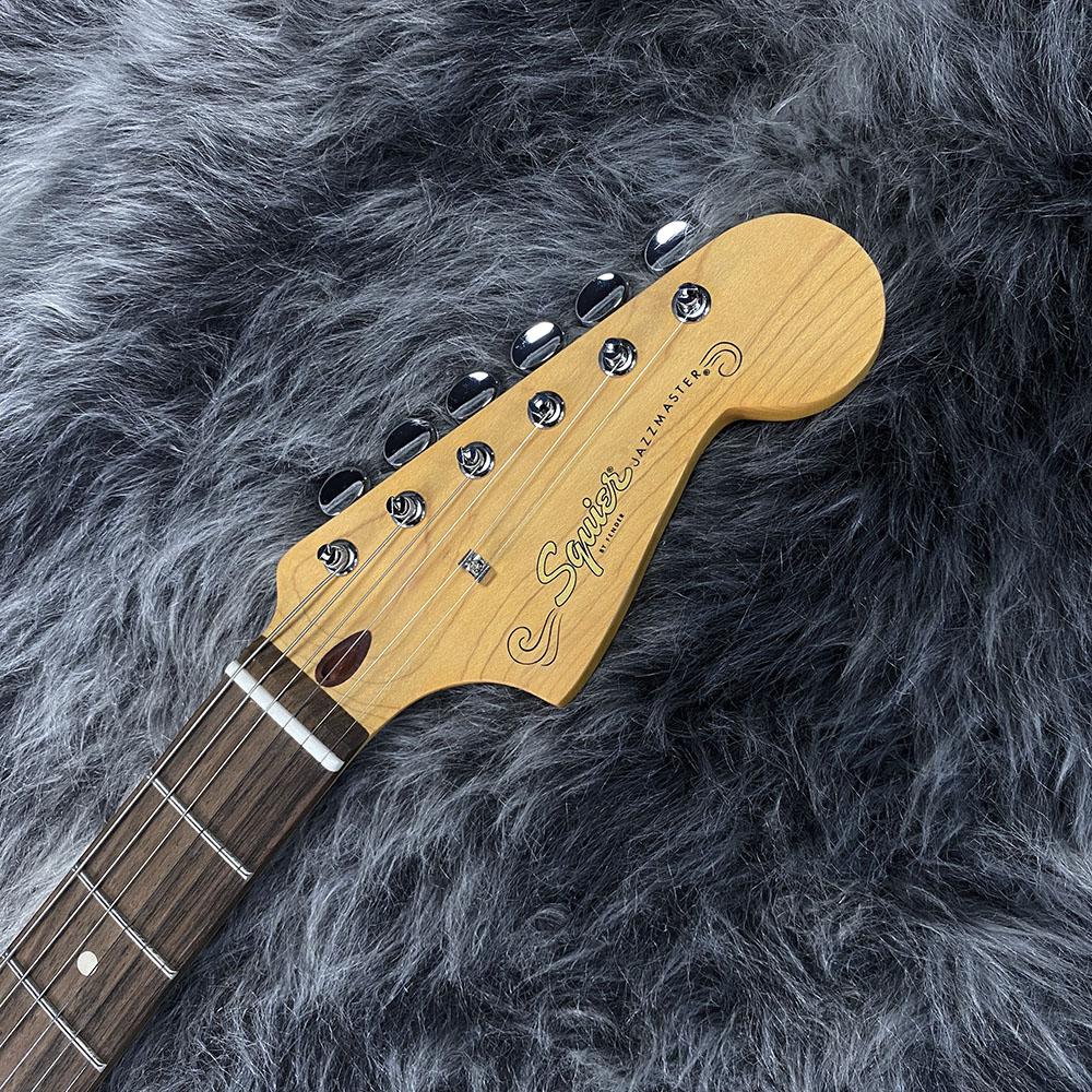 J Mascis Jazzmaster Gold Anodized Pickguard Vintage White Squier