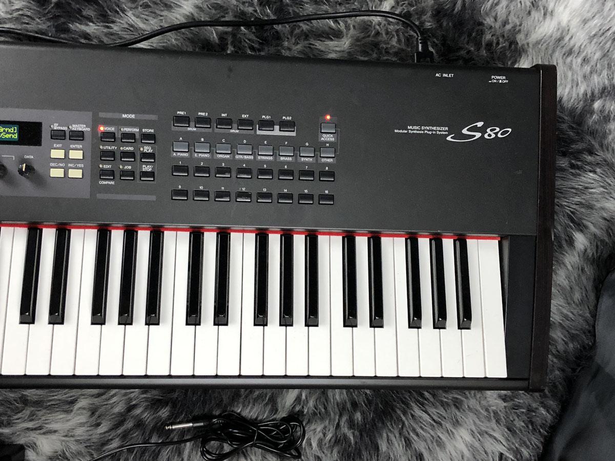 YAMAHA S80 88鍵シンセサイザー S80 88鍵シンセサイザー【動作確認済み】 YAMAHA シンセサイザー