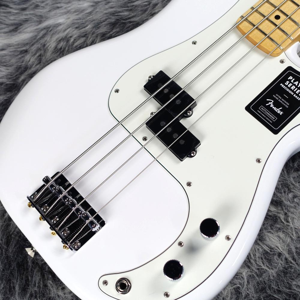 Player Precision Bass Polar White Fender Mexico エレクトリック