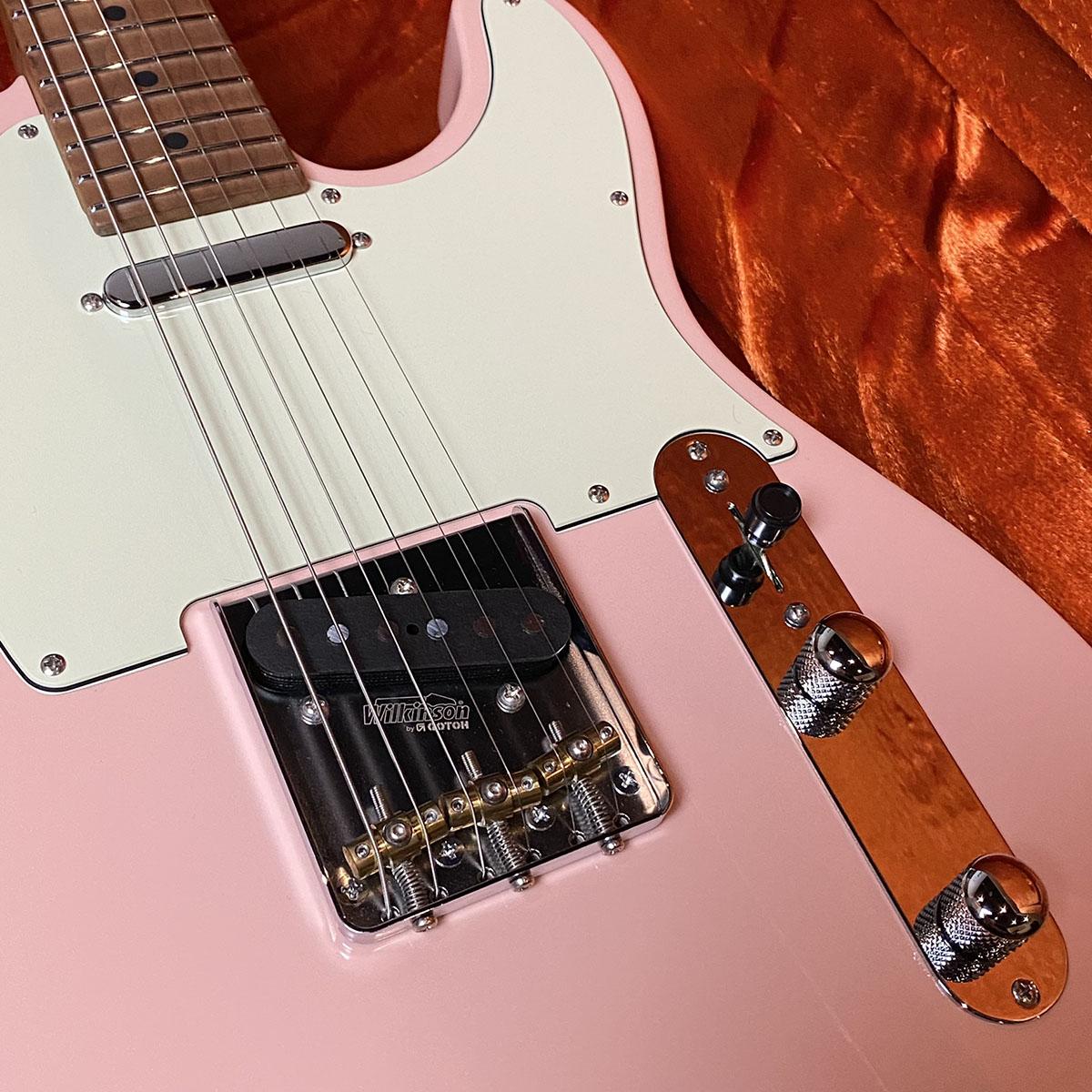 Classic T Roasted Flame Maple Neck Shell Pink Suhr エレクトリック