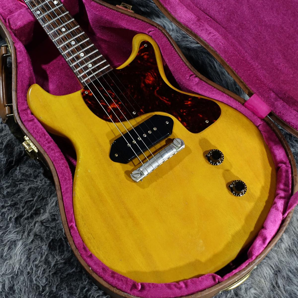 1959 Les Paul Junior Double Cut Lightly Aged Bright TV Yellow