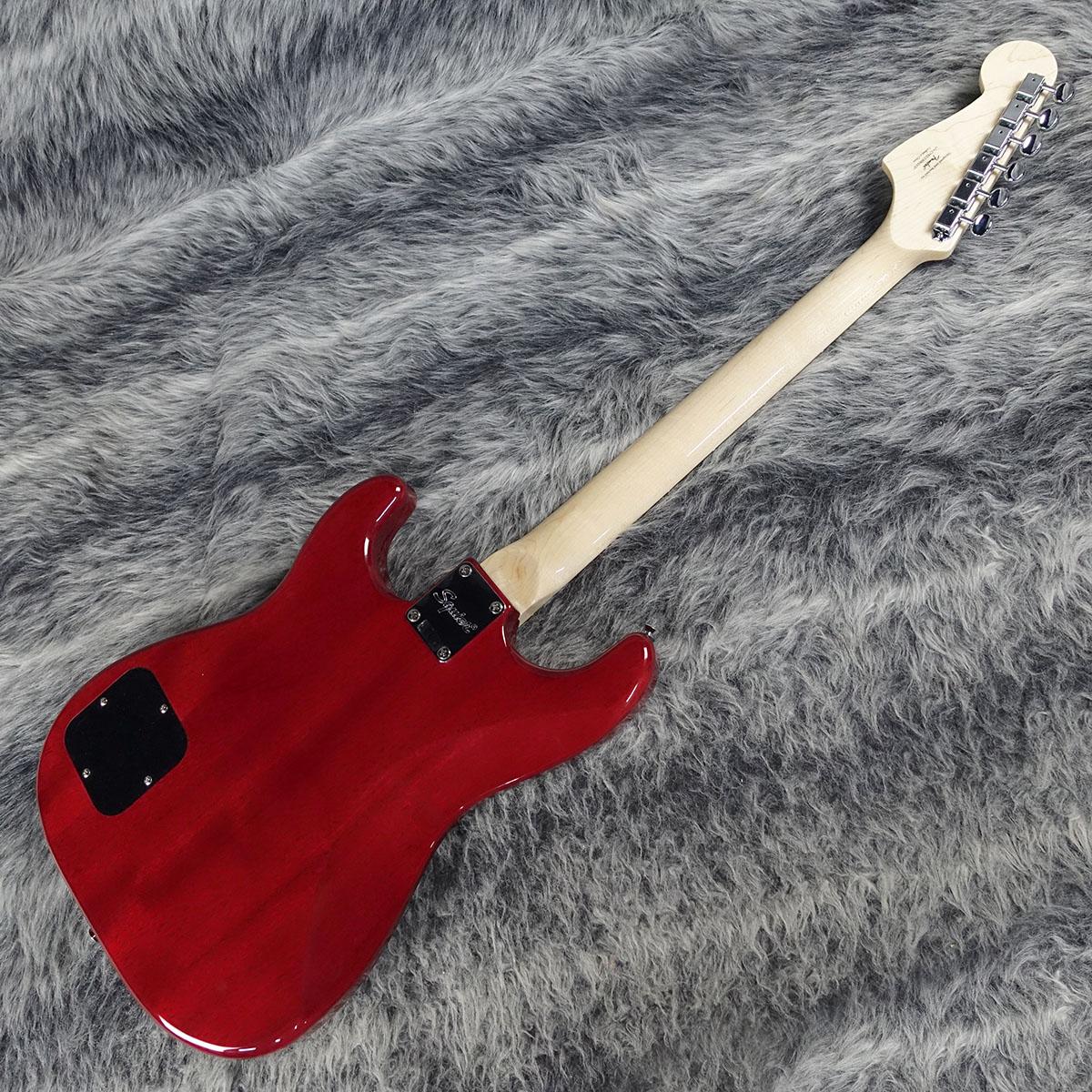 Paranormal Strat-O-Sonic Crimson Red Transparent Squier