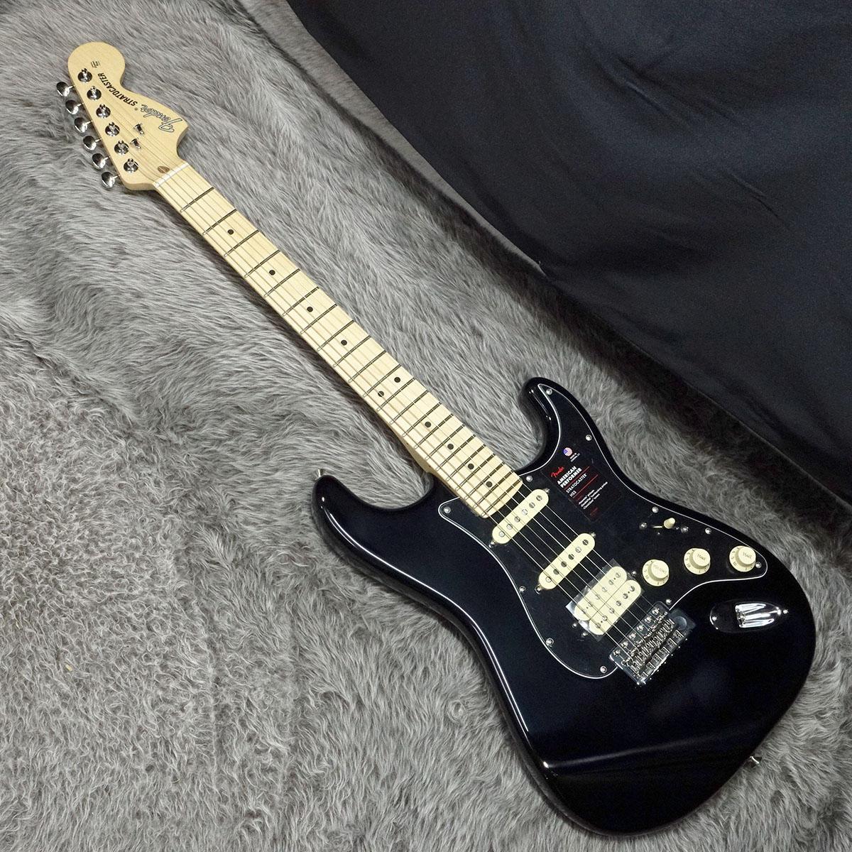 American Performer Stratocaster HSS MN Black Fender エレクトリック