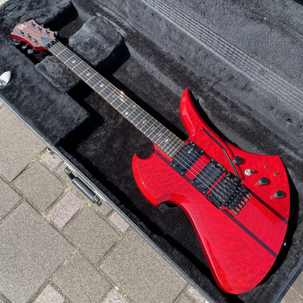 Mockingbird SL Trans Red 1997 B.C.Rich エレクトリックギター 変形