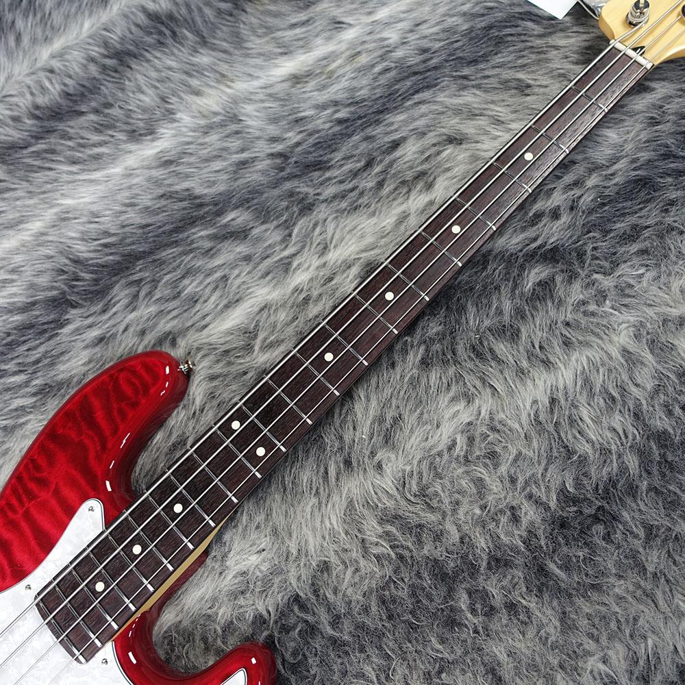 Made in Japan Hybrid II 2024 Collection Jazz Bass Quilt Red Beryl