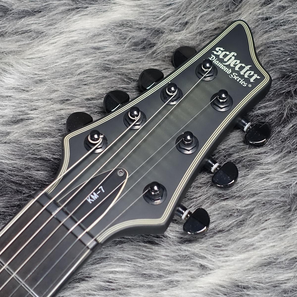 KM-7 Trans Black Satin SCHECTER エレクトリックギター ストラト