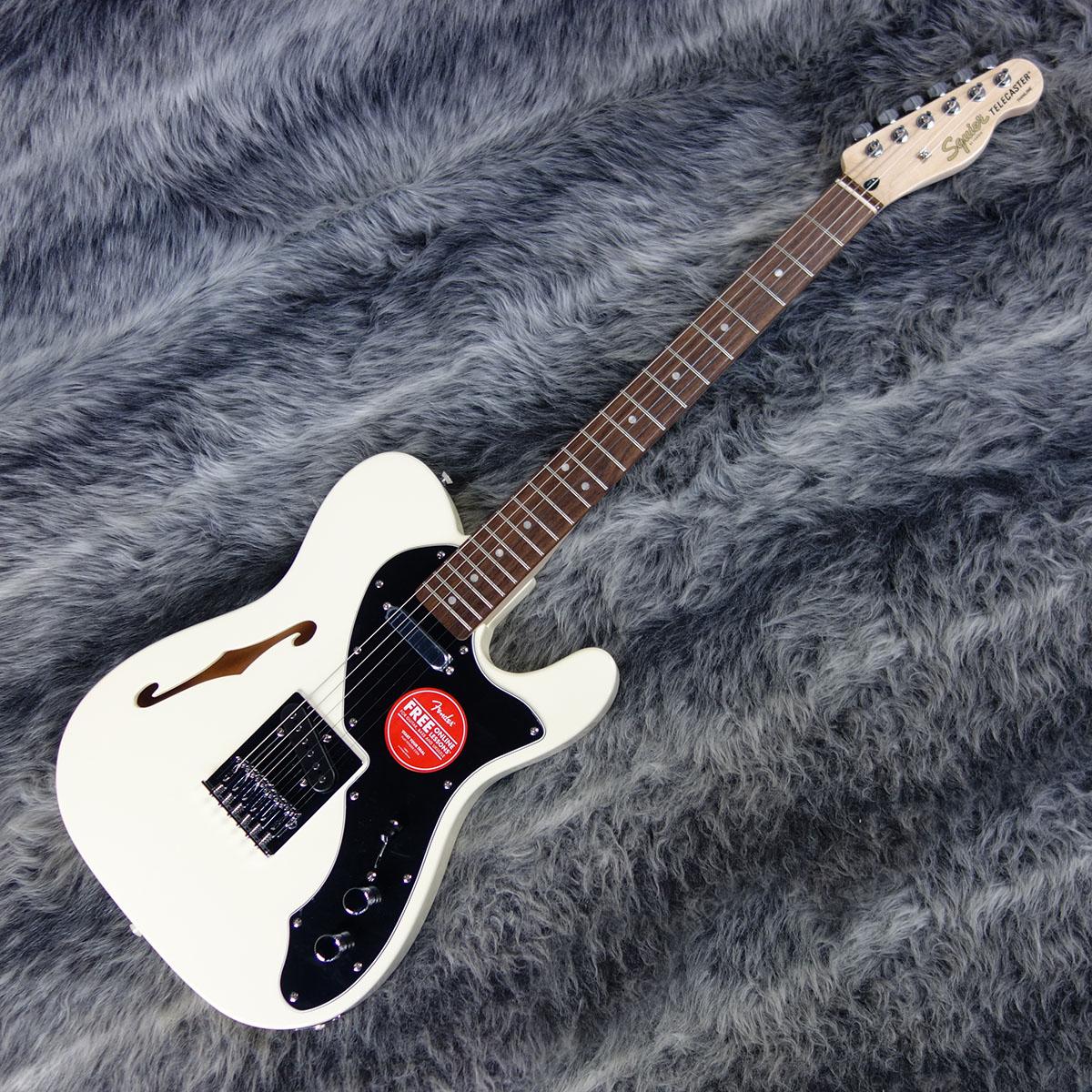 Affinity Series Telecaster Thinline Olympic White Squier