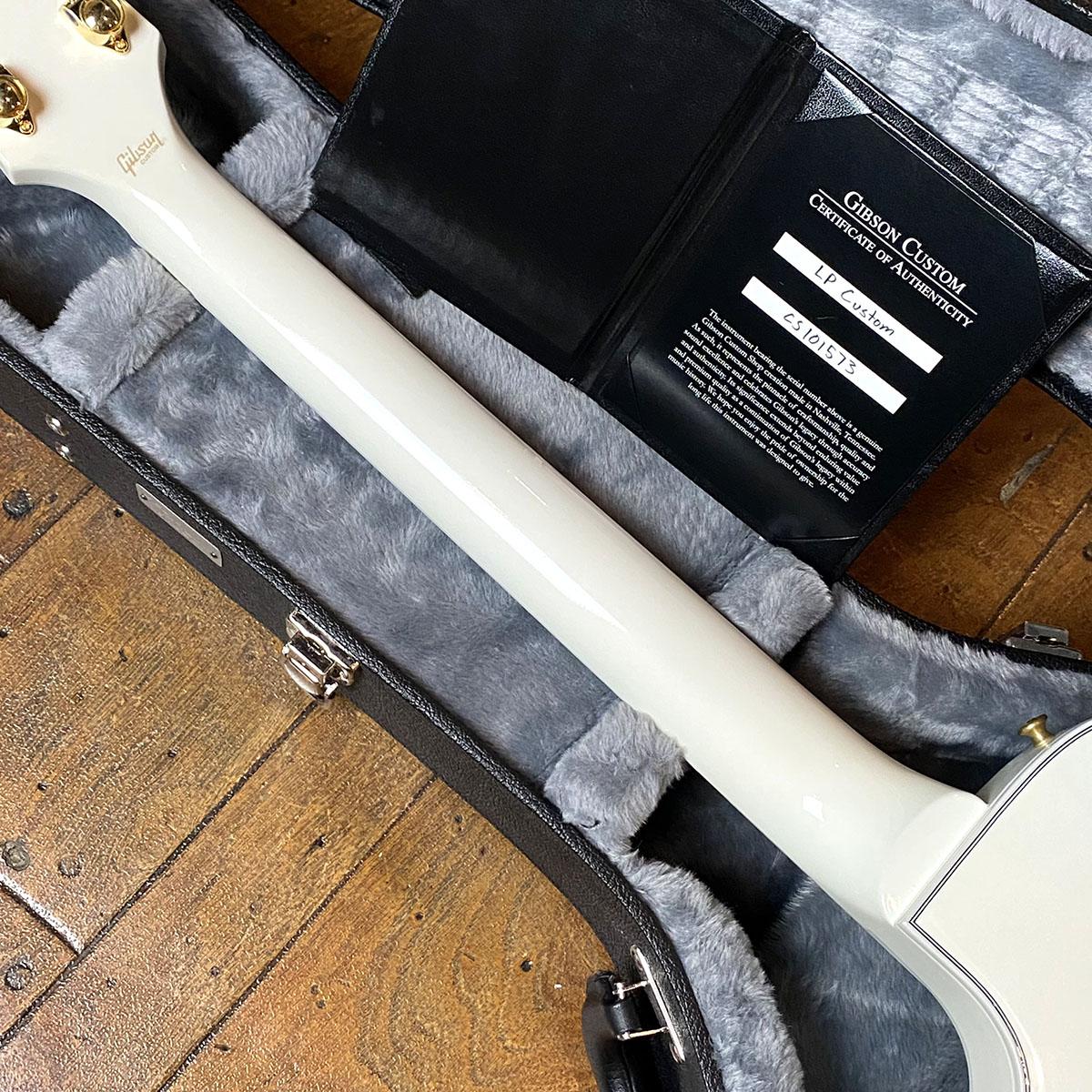 Les Paul Custom Ebony Fingerboard Alpine White 2021 Gibson Custom