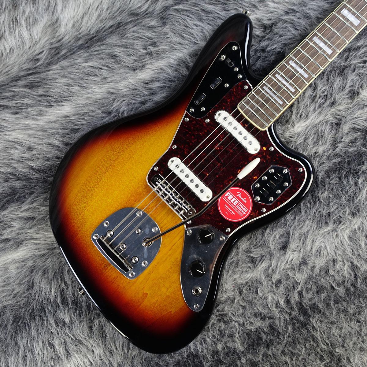Classic Vibe 70s Jaguar 3 Color Sunburst Squier エレクトリック