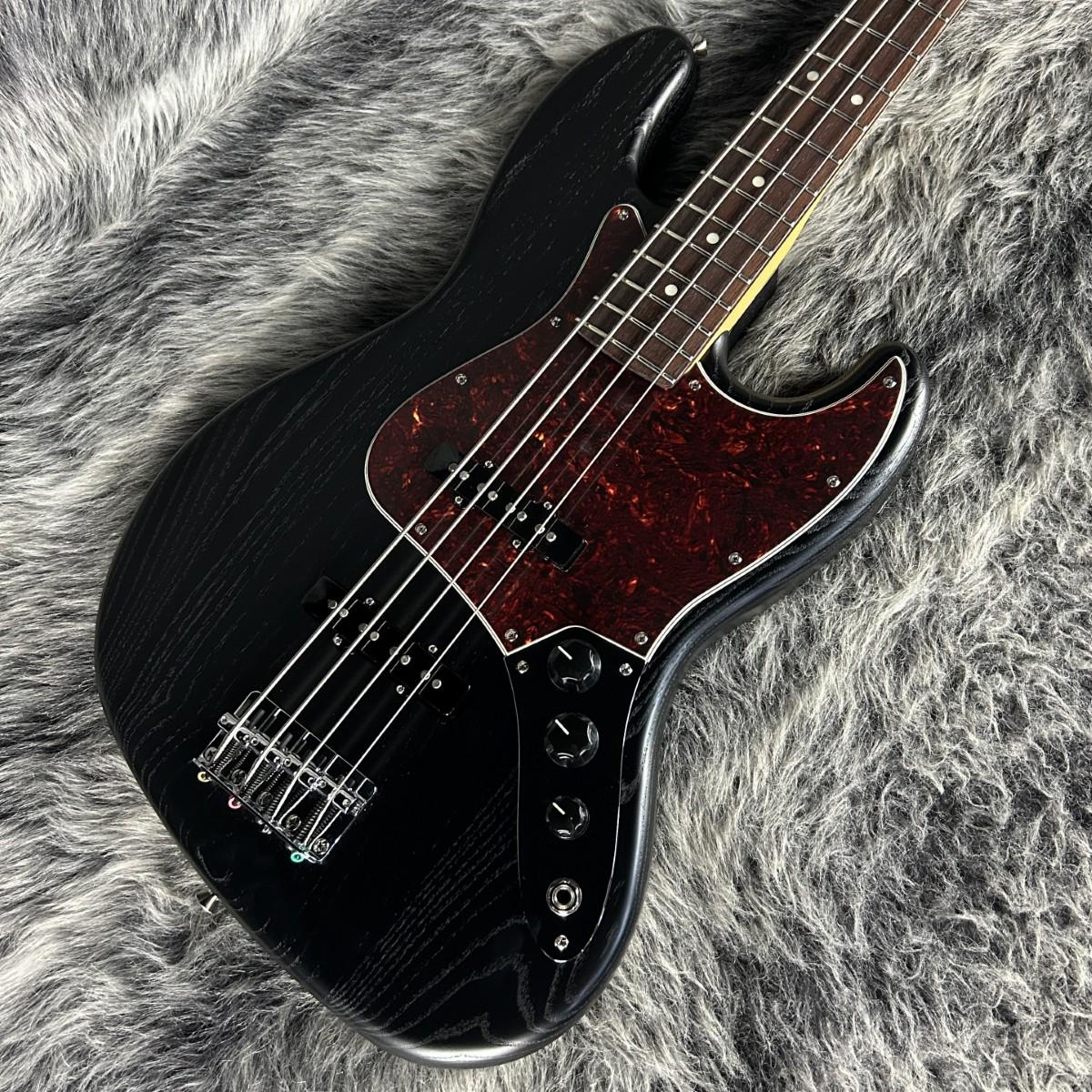 Made in Japan Limited Jazz Bass Raw Ash Rosewood Fingerboard Black