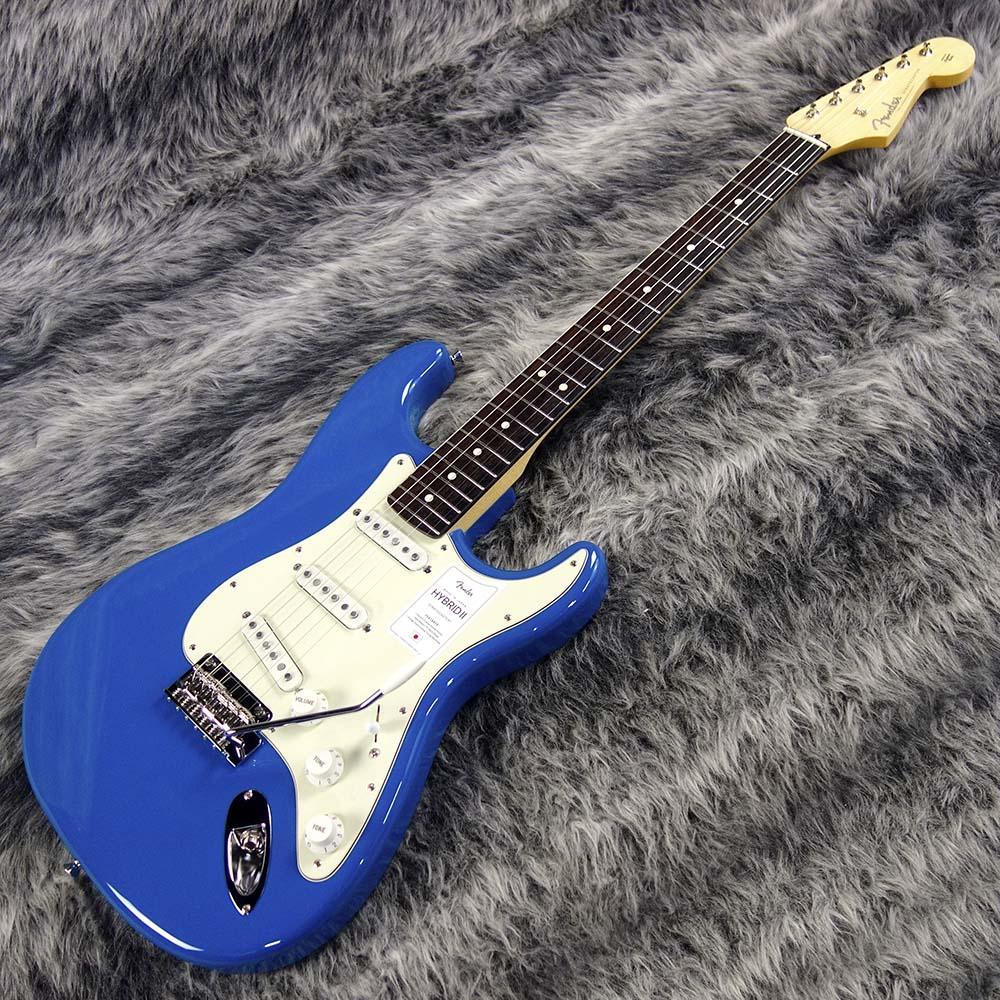 Made in Japan Hybrid II Stratocaster Forest Blue Fender