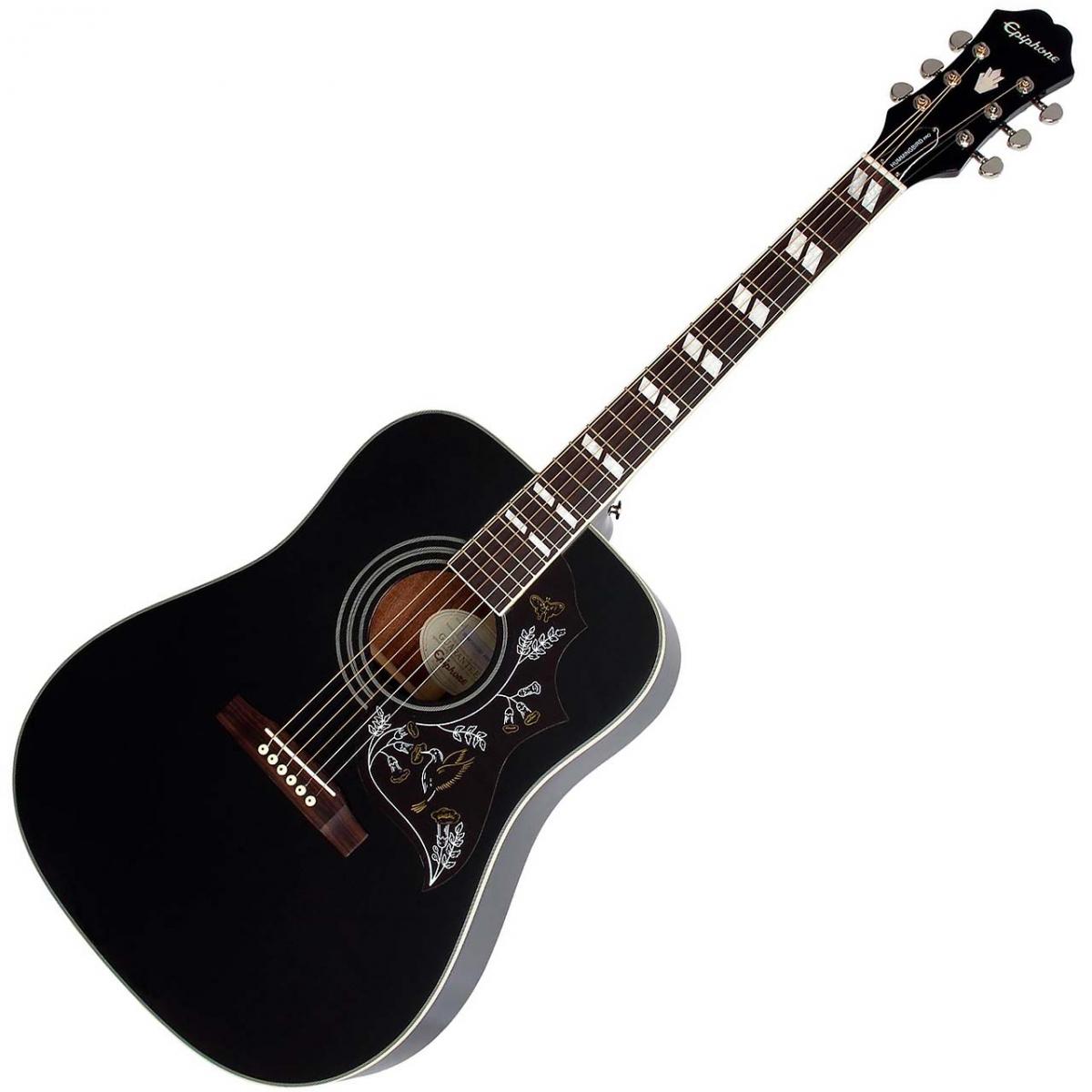 Hummingbird Studio Ebony Epiphone エレクトリック・アコースティック