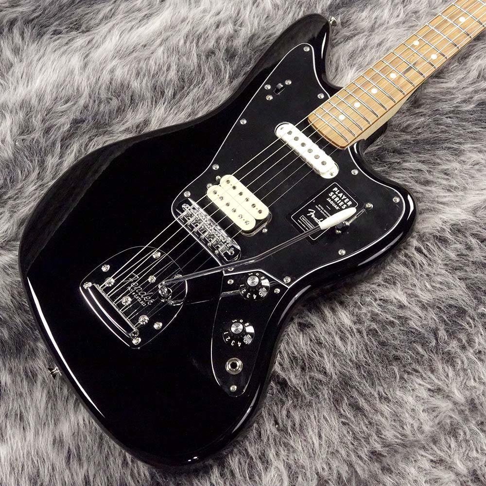 Player Jaguar Black Fender エレクトリックギター ジャガータイプ