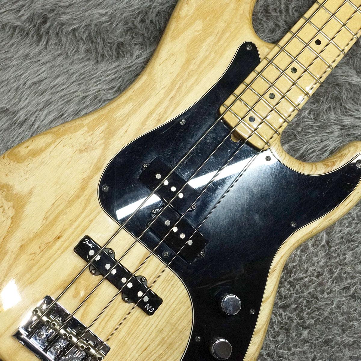 American Deluxe Precision Bass Ash MN Natural Fender USA