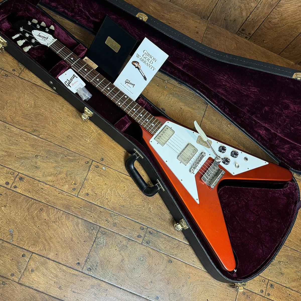 1967 Flying V w/ Maestro Vibrola Sparkling Burgundy Gibson Custom