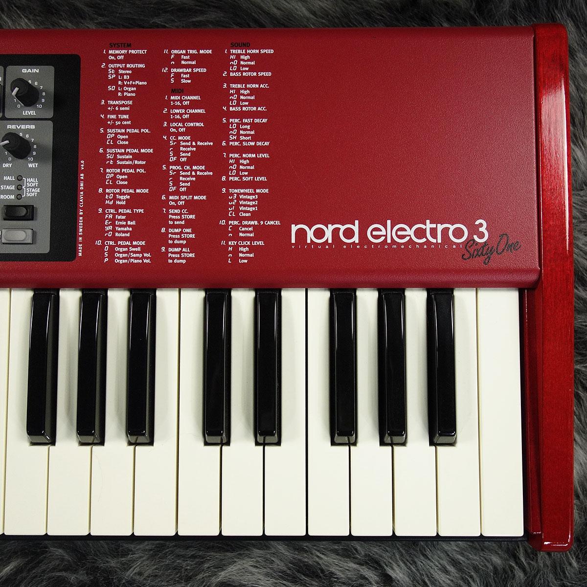 nord electro 3 / 61 CLAVIA シンセサイザー/キーボード その他 商品