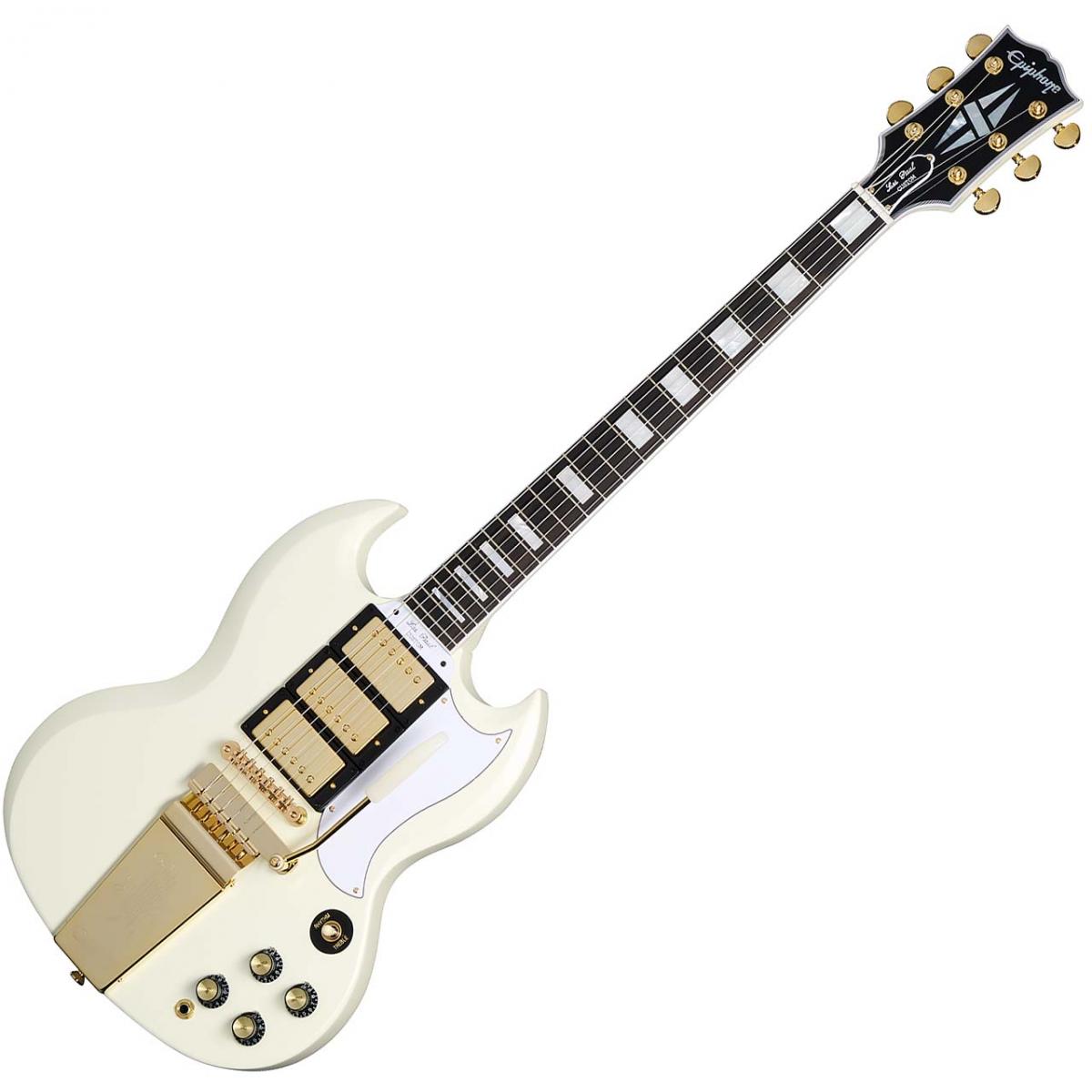 1963 Les Paul SG Custom with Maestro Vibrola Classic White
