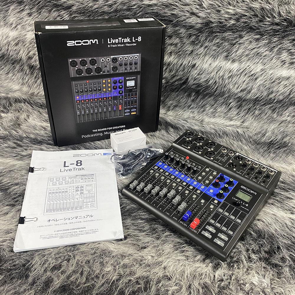 Zoom LiveTrak L-8 デジタルミキサー ZOOM ズーム L-8 デジタル