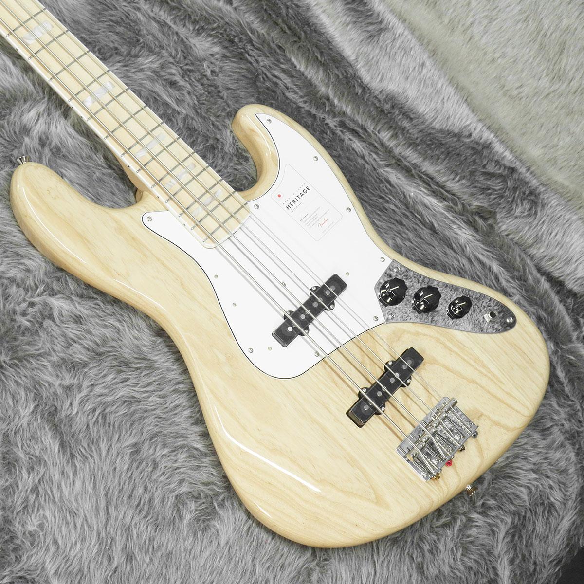 Made in Japan Heritage 70s Jazz Bass MN Natural Fender