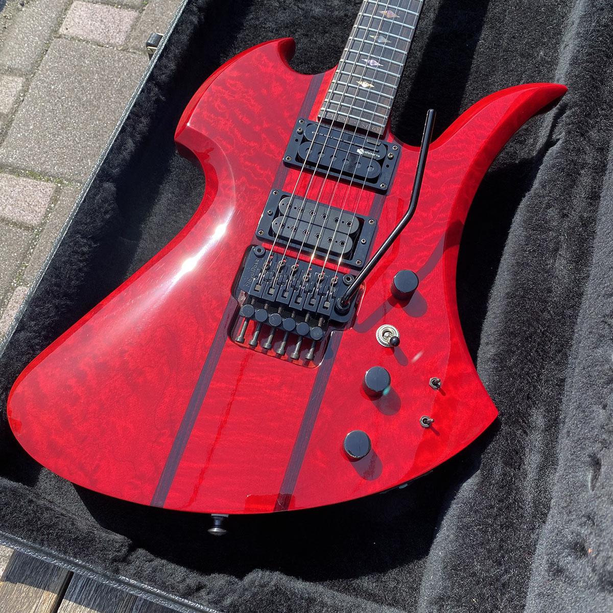 Mockingbird SL Trans Red 1997 B.C.Rich エレクトリックギター 変形