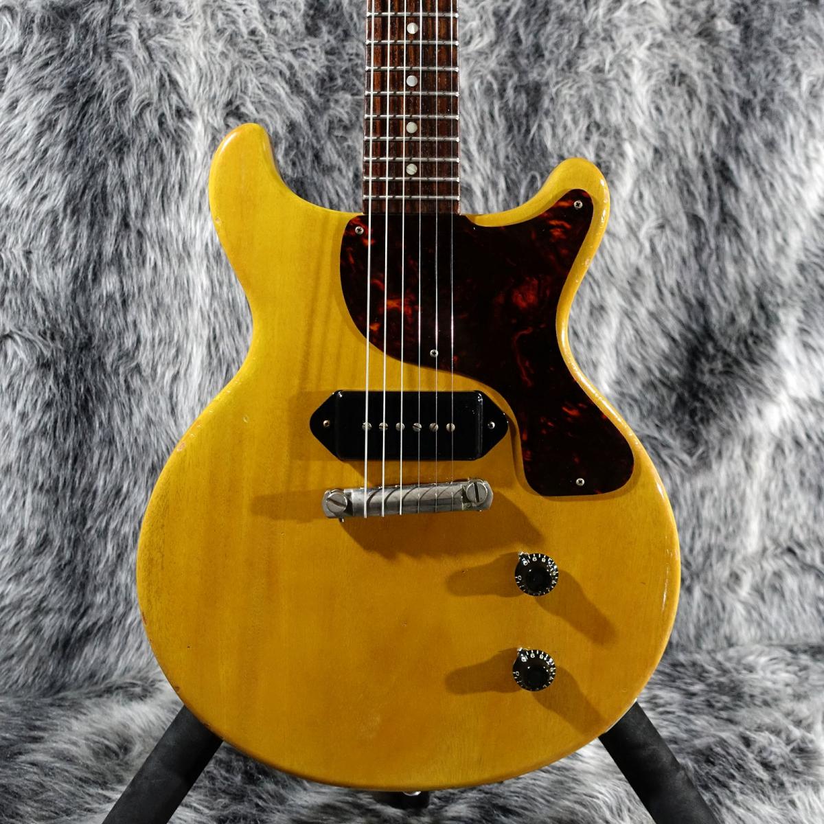 1959 Les Paul Junior Double Cut Lightly Aged Bright TV Yellow
