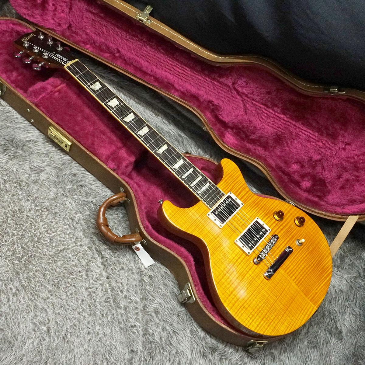 【超軽量】※動画あり Gibson LP Standard DC 98年製 Les Paul Standard DC Amber 【1998年製】 Gibson エレクトリック