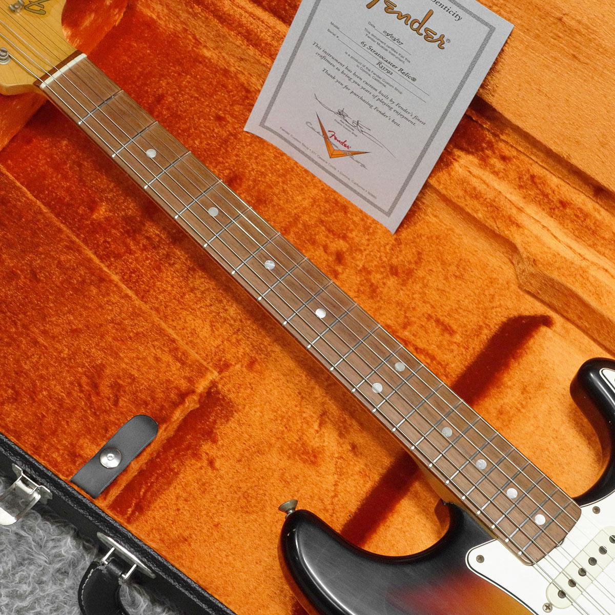 1965 Stratocaster 3 Color Sunburst Relic 2007 Fender Custom Shop