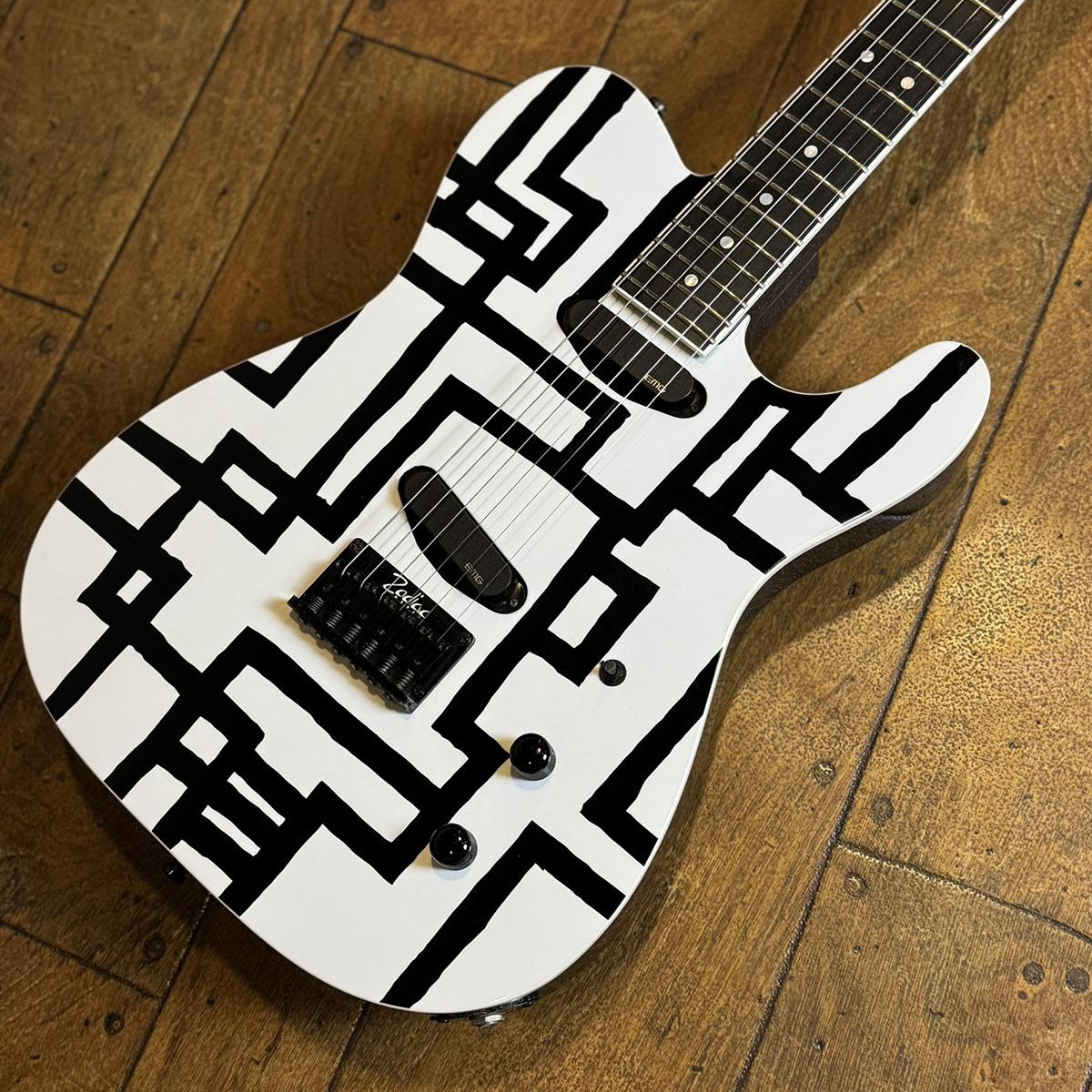 TC-HOTEI.R White Black Line Zodiacworks エレクトリックギター