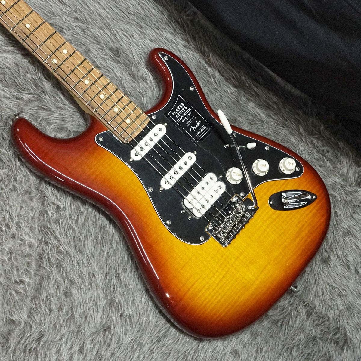 Player Stratocaster HSS Plus Top PF Tobacco Sunburst Fender