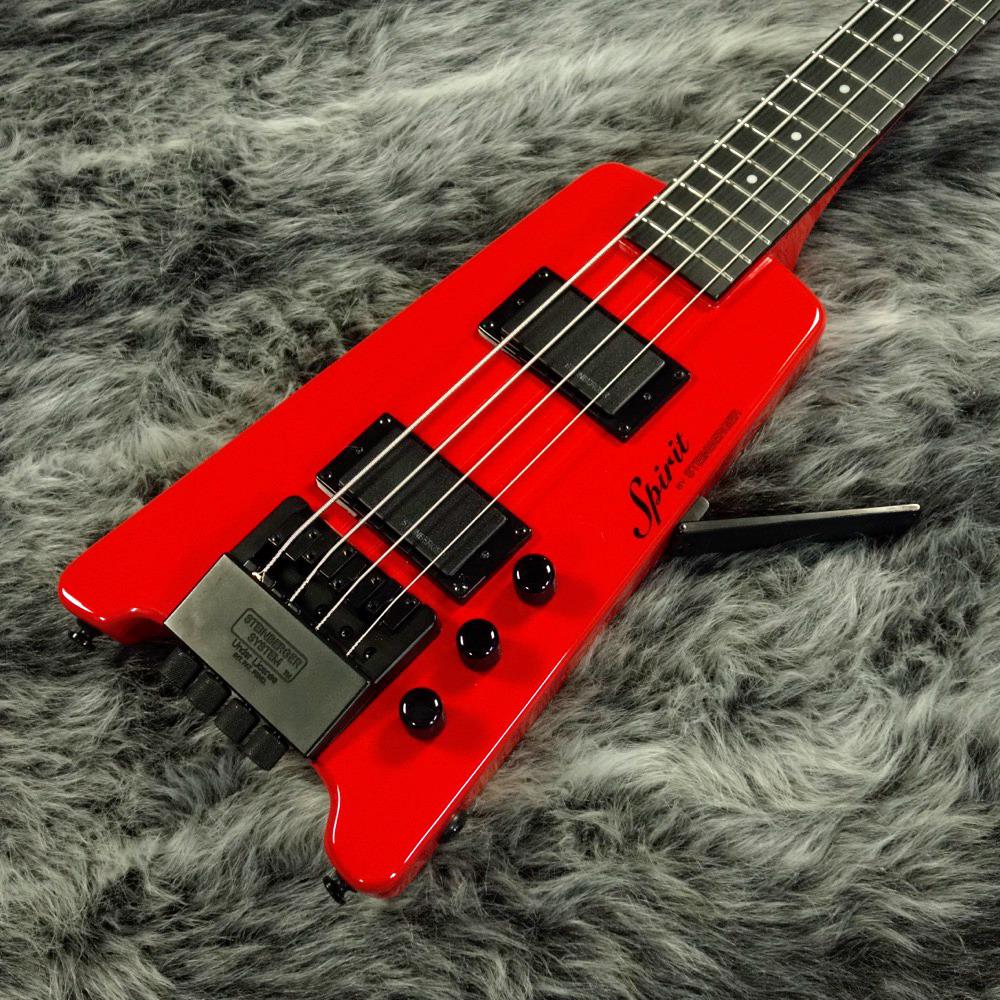 エレキベース レッド アルダー Spirit XT-2 Standard Bass Hot Rod Red Steinberger エレクトリック