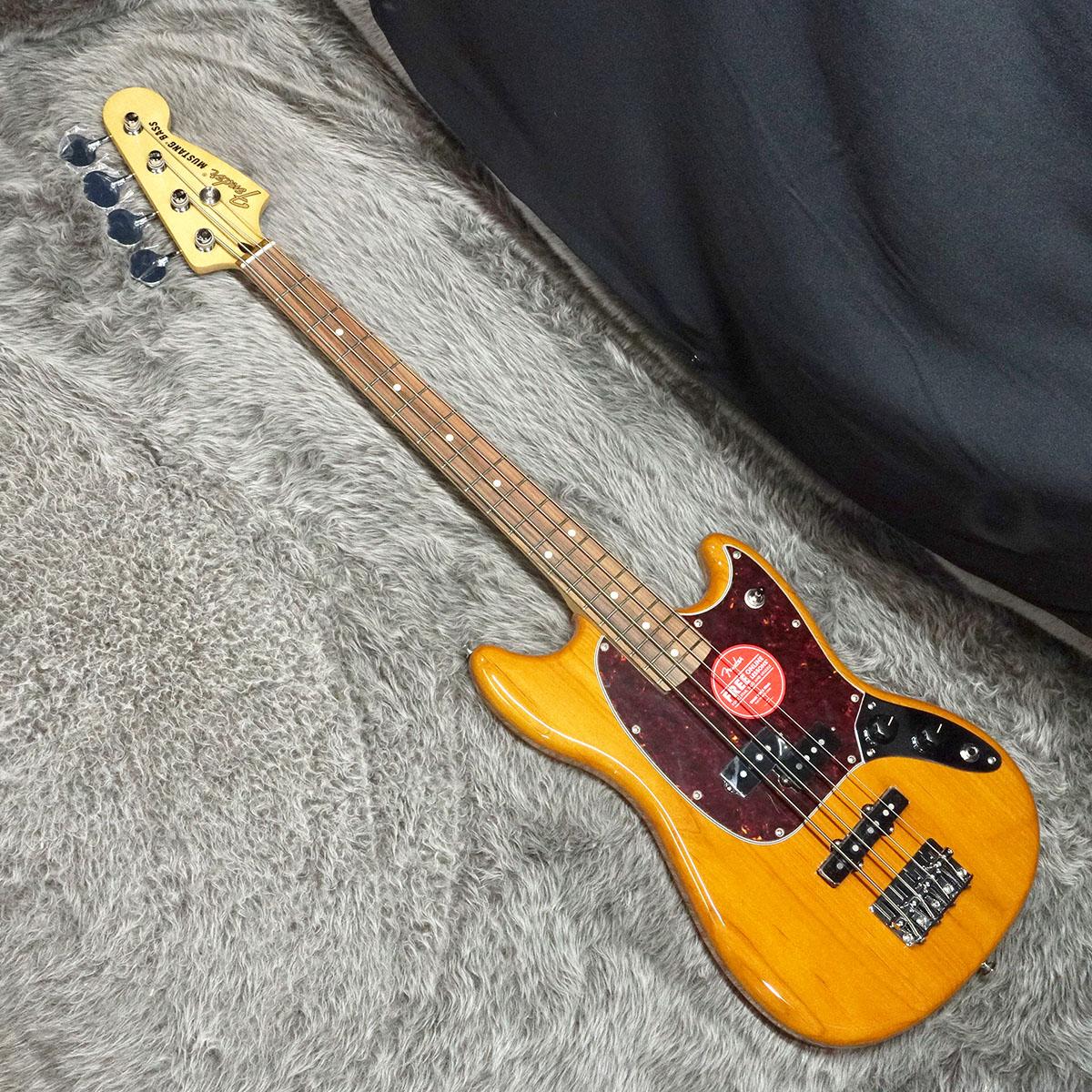 Player Mustang Bass PJ PF Aged Natural Fender Mexico