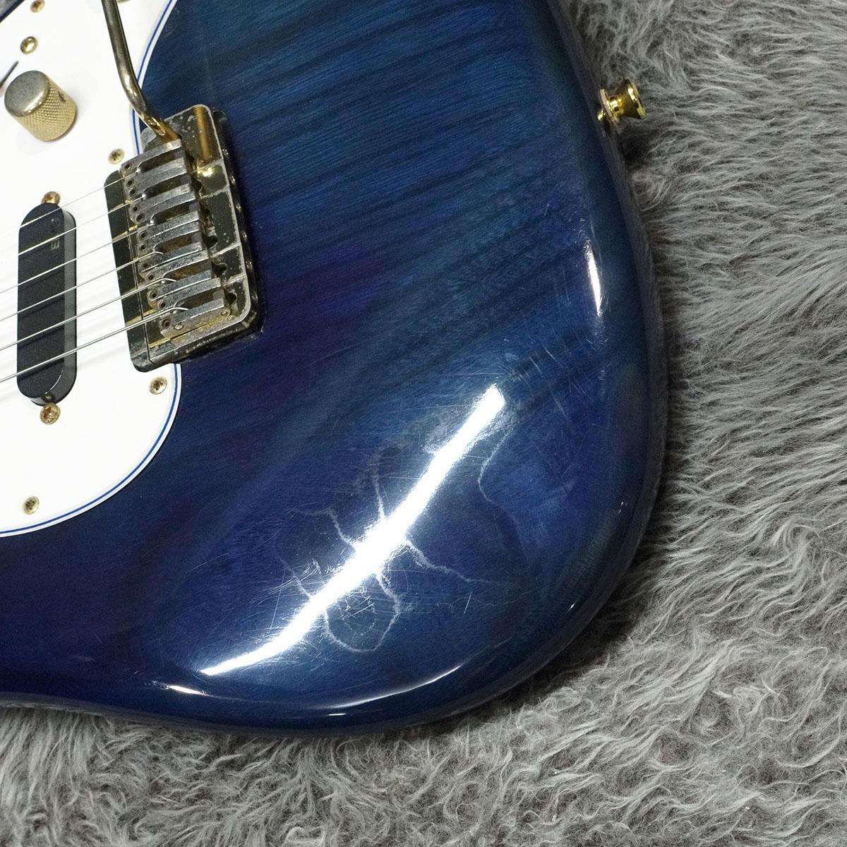 M Series Trans Blue Valley Arts エレクトリックギター ストラト