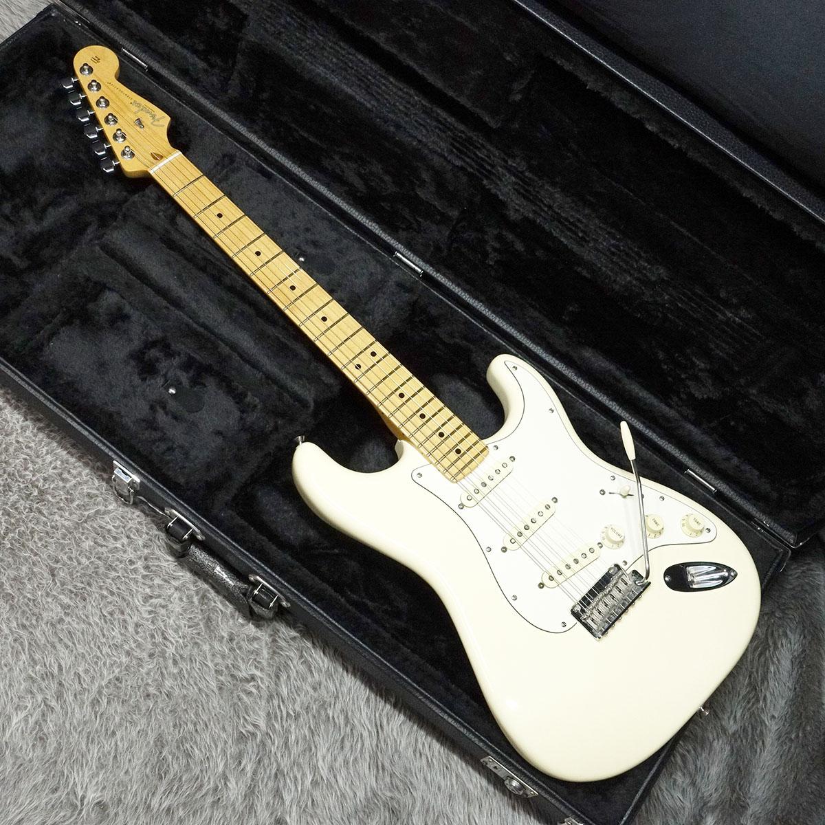 American Standard Stratocaster MN Olympic White【2014年製】 Fender