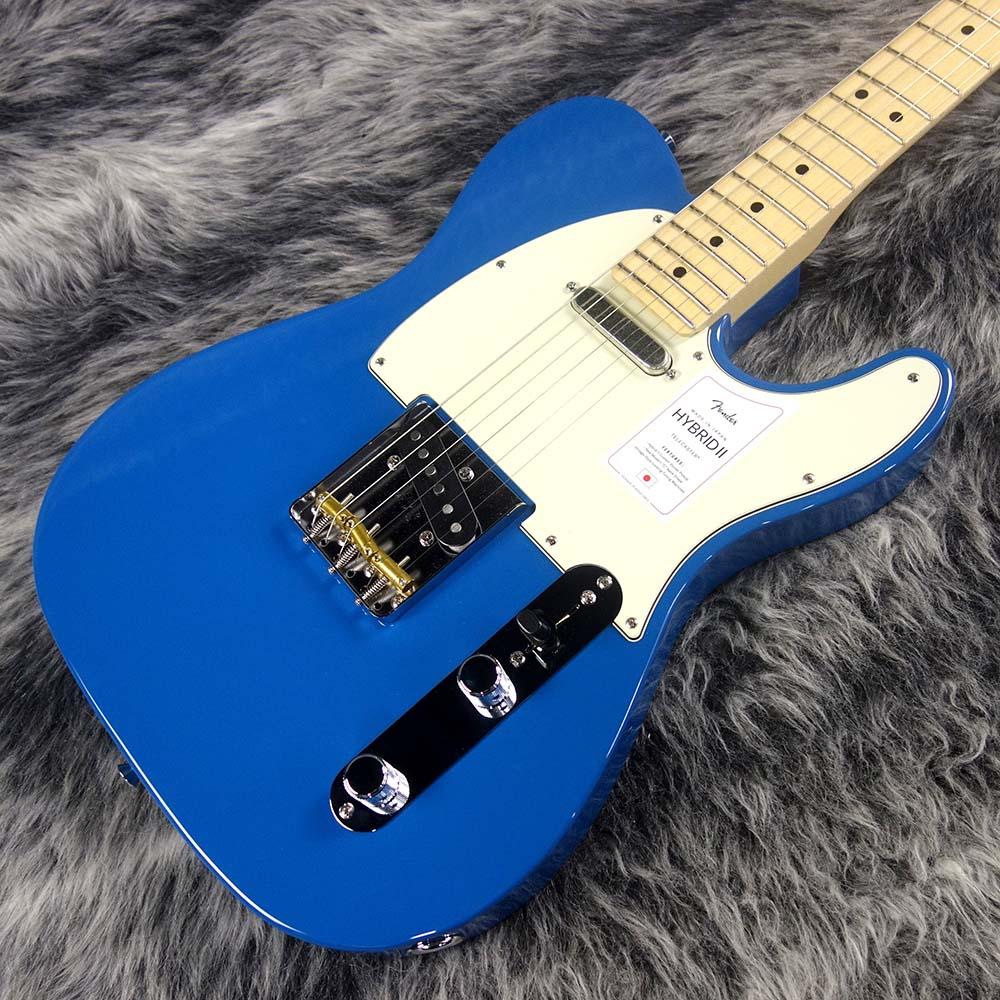 Made in Japan Hybrid II Telecaster Forest Blue Fender
