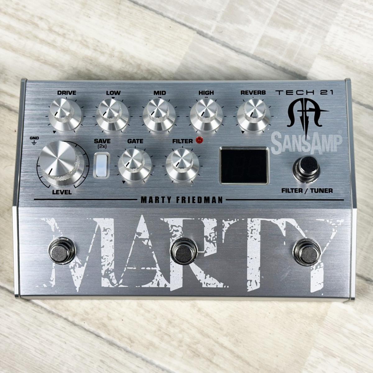 ギター Tech21 Marty Friedman SansAmp MF1 Tech21 Marty Friedman Signature SansAmp MF1 テック21 【 梅田茶屋町