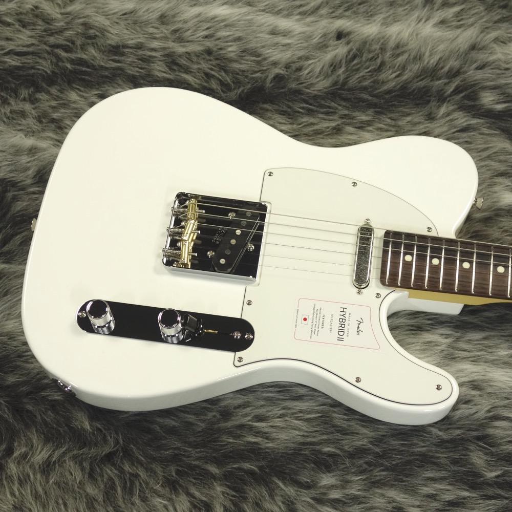 Made in Japan Hybrid II Telecaster Arctic White/R Fender