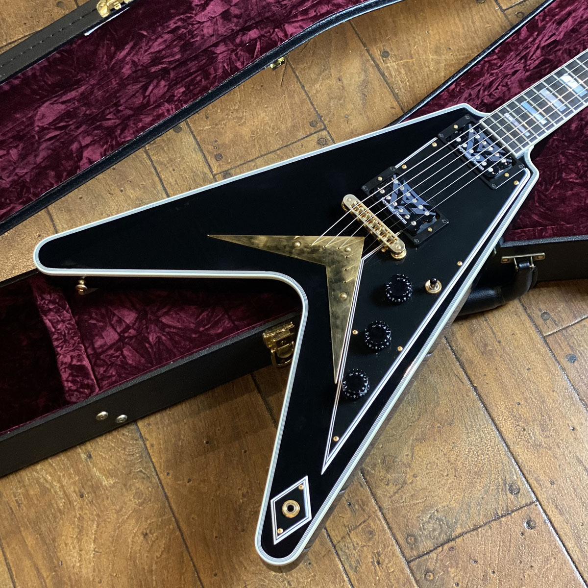 Flying V Custom Ebony Gibson Custom Shop エレクトリックギター V