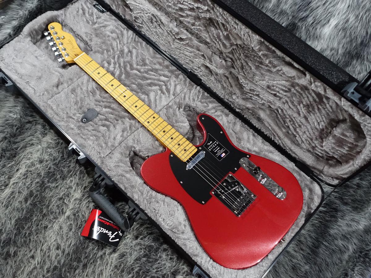 American Ultra II Telecaster Maple Fingerboard Sinister Red Fender 