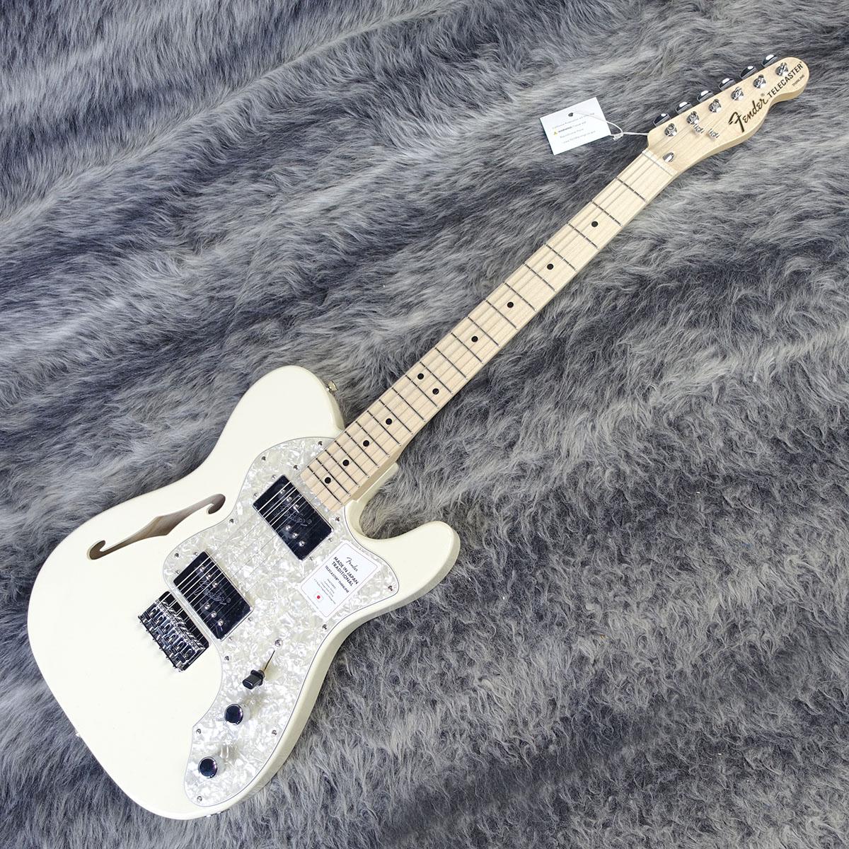 Made In Japan Traditional II 70s Telecaster Thinline Olympic White