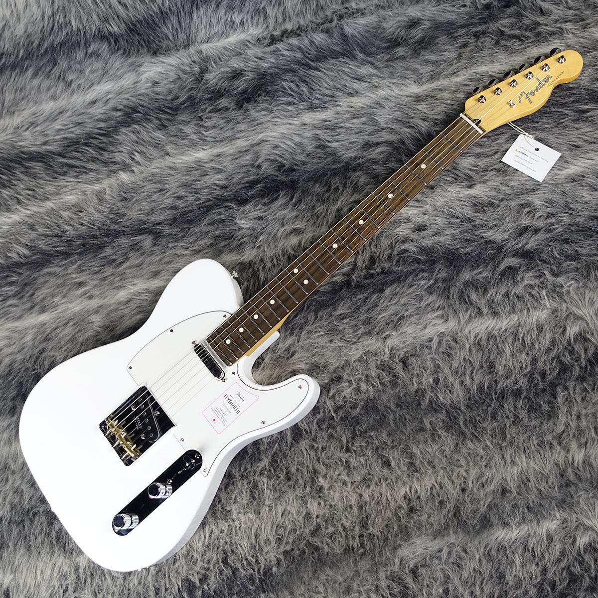 Made in Japan Hybrid II Telecaster Arctic White Fender