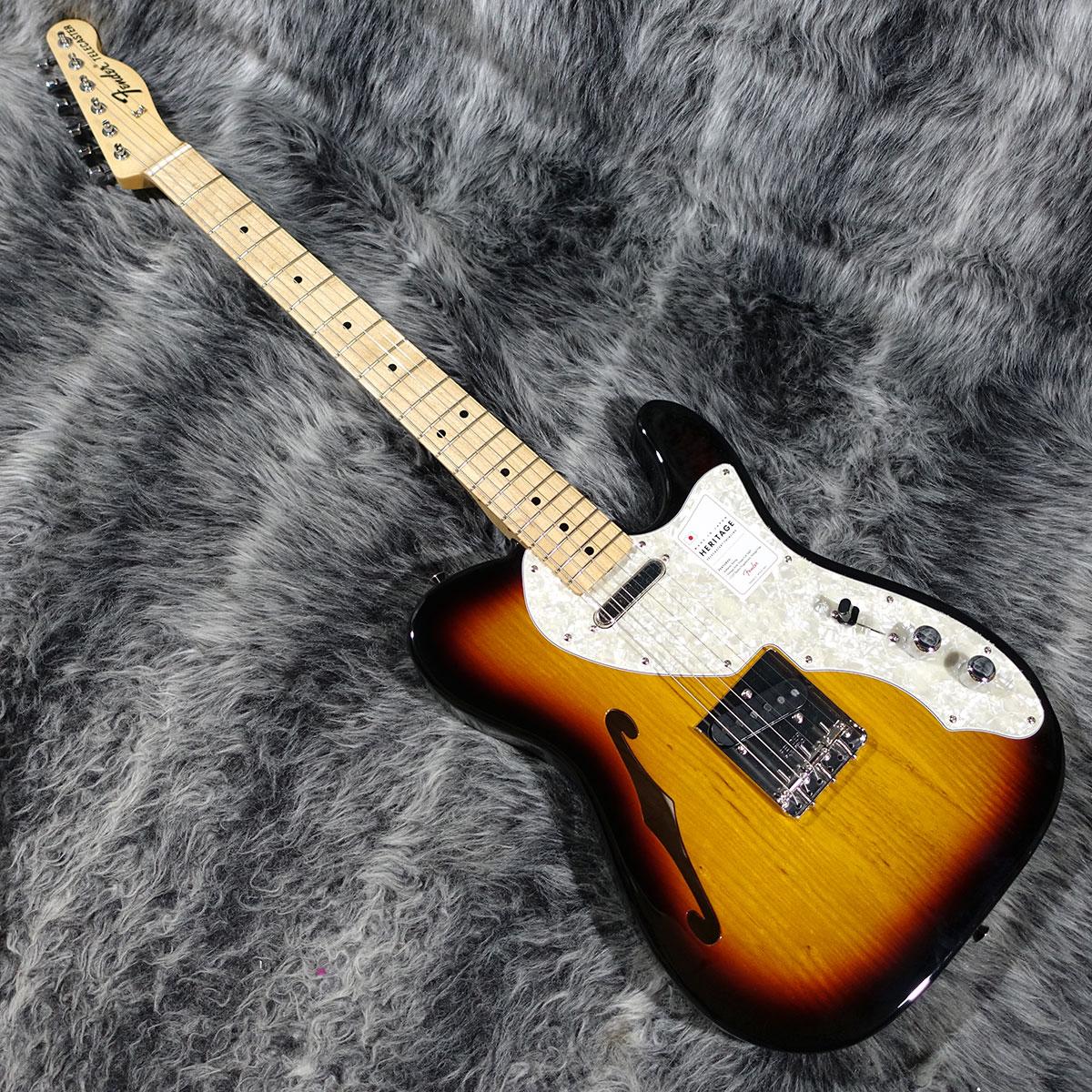 Made in Japan Heritage 60 Telecaster Thinline 3-Color Sunburst