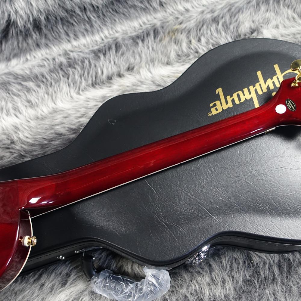 Alex Lifeson Les Paul Custom Axcess Quilt Ruby Epiphone