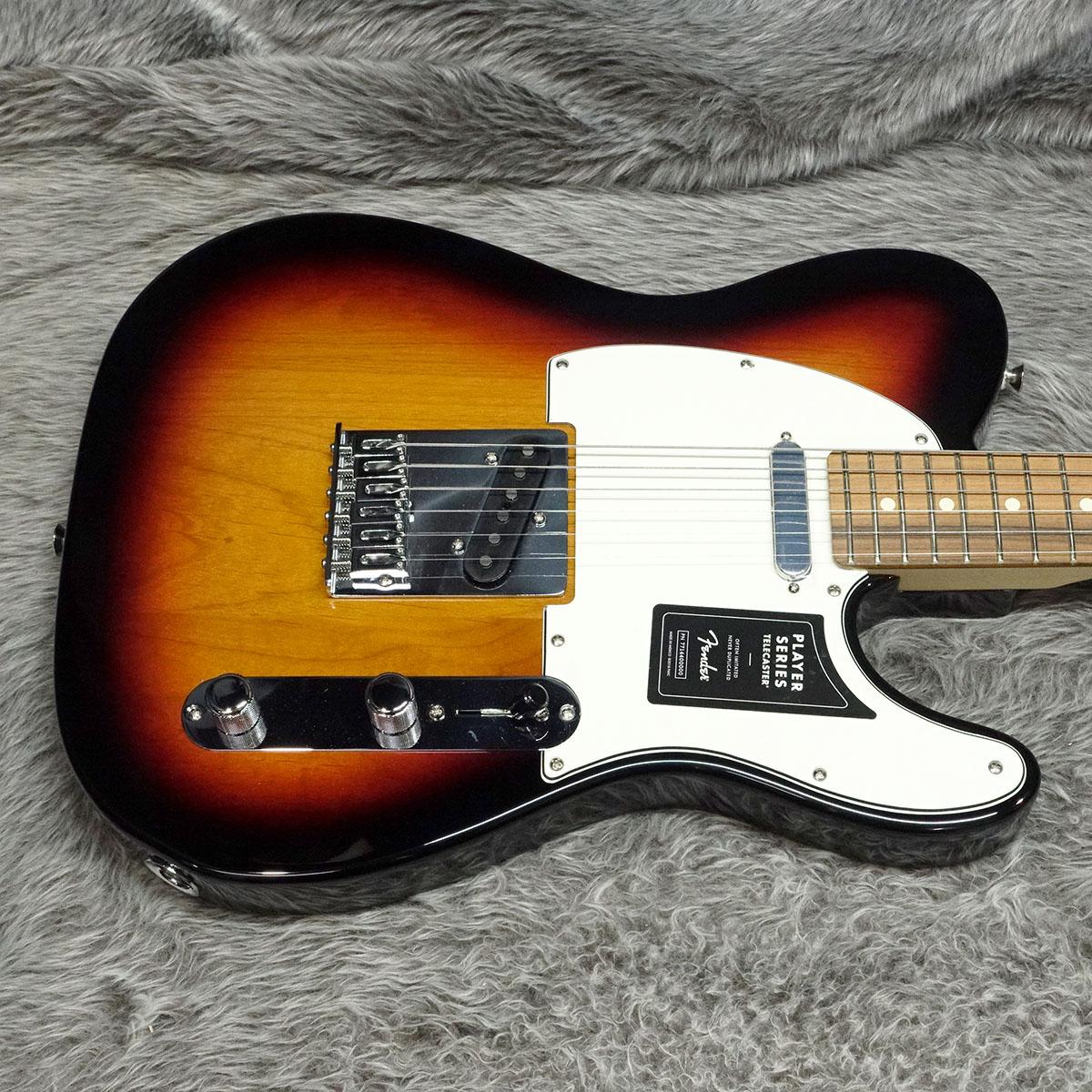 Player Telecaster PF 3-Color Sunburst Fender エレクトリックギター