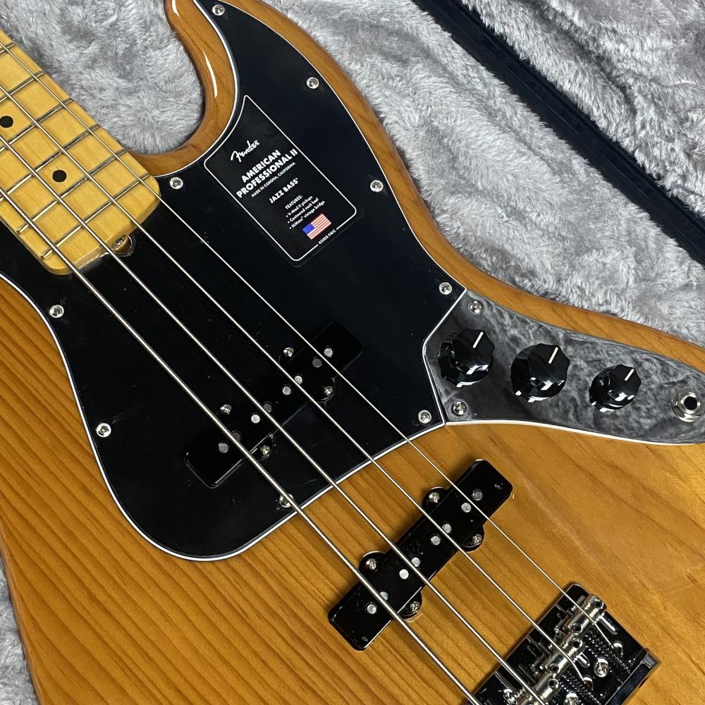 American Professional II Jazz Bass Roasted Pine Fender
