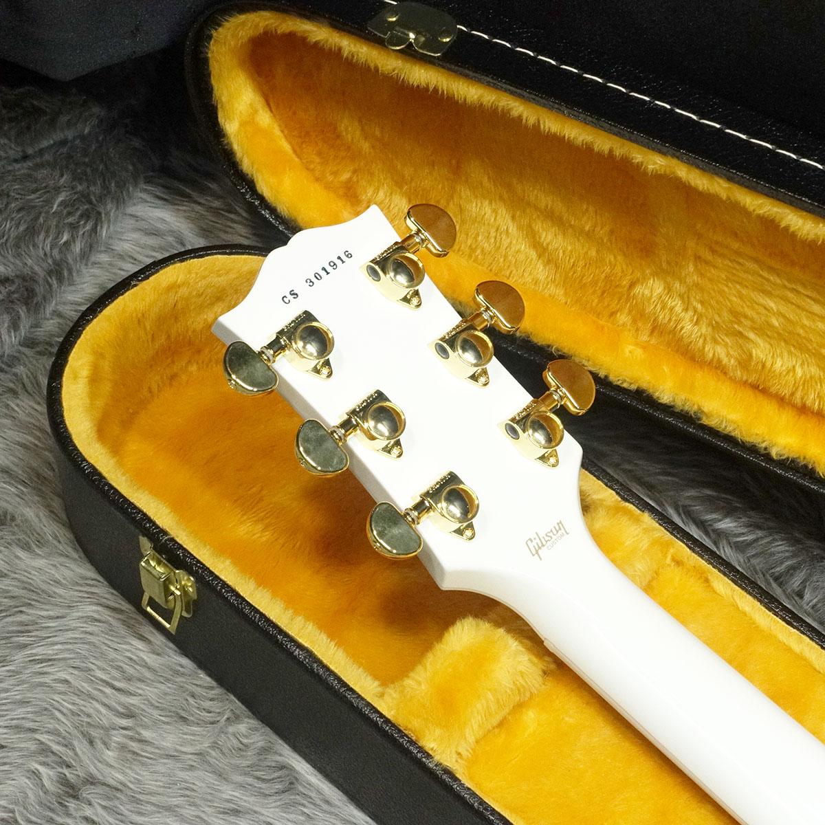 Les Paul Custom Ebony Fingerboard Alpine White Gibson Custom Shop