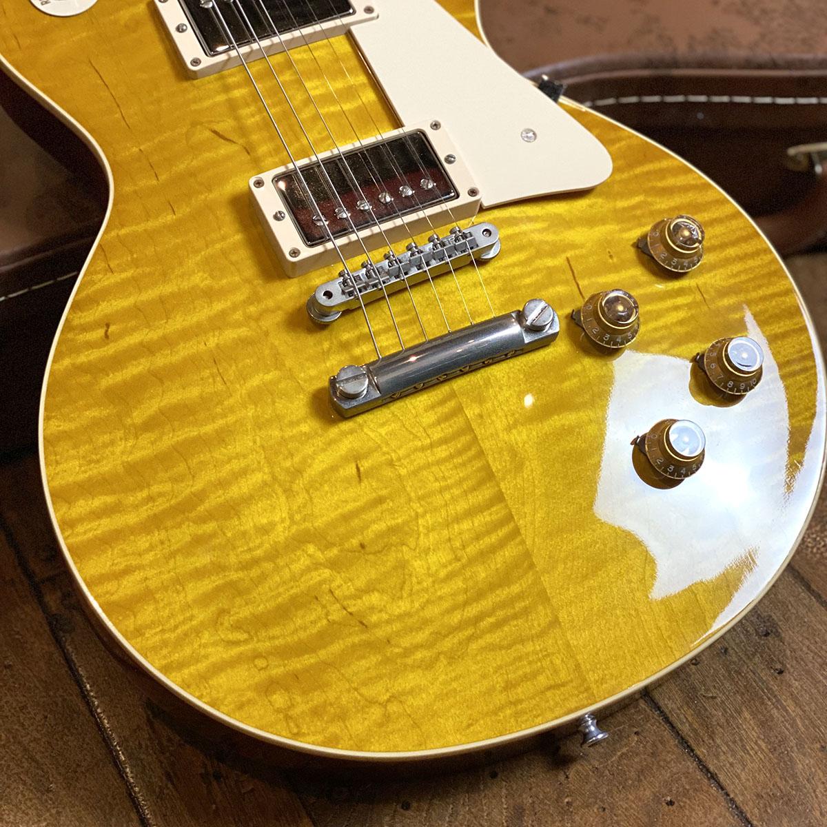 1958 Les Paul Standard Reissue Figured Lemon Burst Gloss Hand