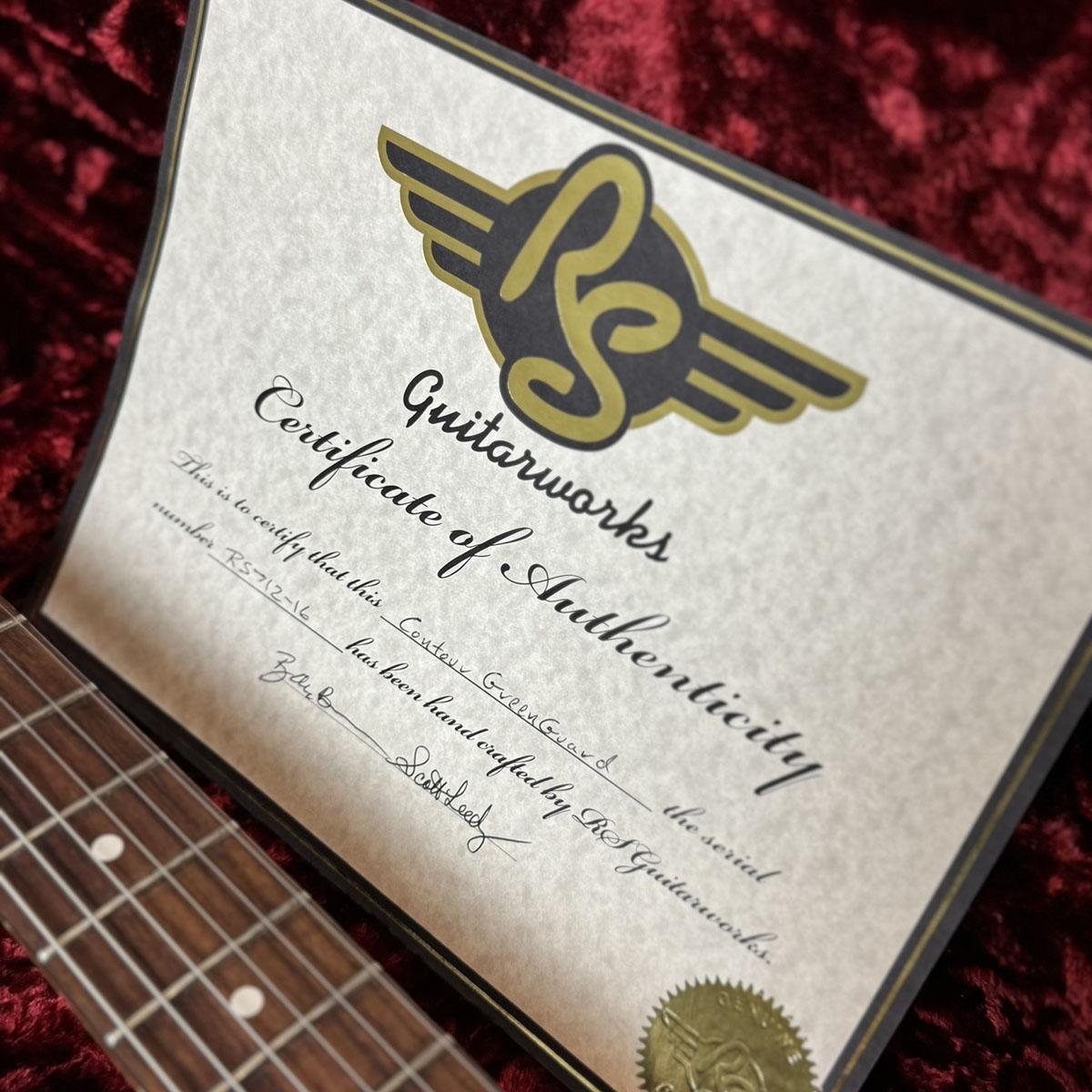 Old Friend Contour Greenguard Road Warrior (Heavy) 3Tone Burst RS