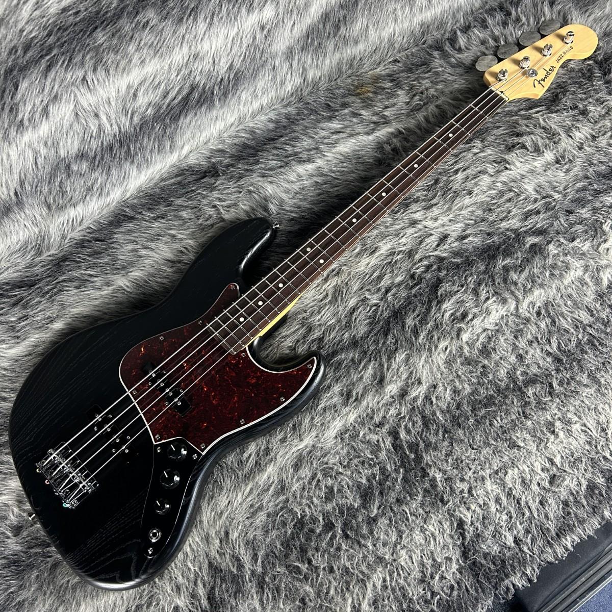 Made in Japan Limited Jazz Bass Raw Ash Rosewood Fingerboard Black